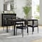 Flash Furniture Chester Solid Wood Black Dining Chairs w/Curved Spindle Backrests and Black Vinyl Seats, 2PK 2-XU-DG-W0359-BLK-GG - alternate 7